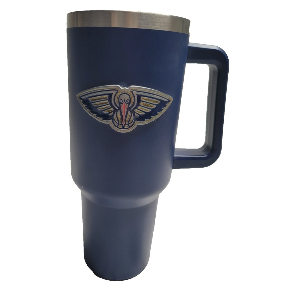 New Orleans Pelicans NBA 40oz Tumbler **NO LID** NWOT **FLAW**‎